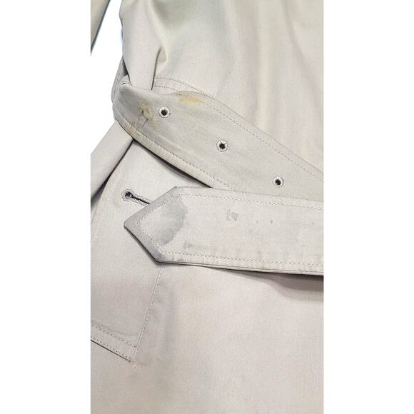 VTG Burberrys' London long trench coat removable wool lining size 10 XX long - Picture 16 of 16